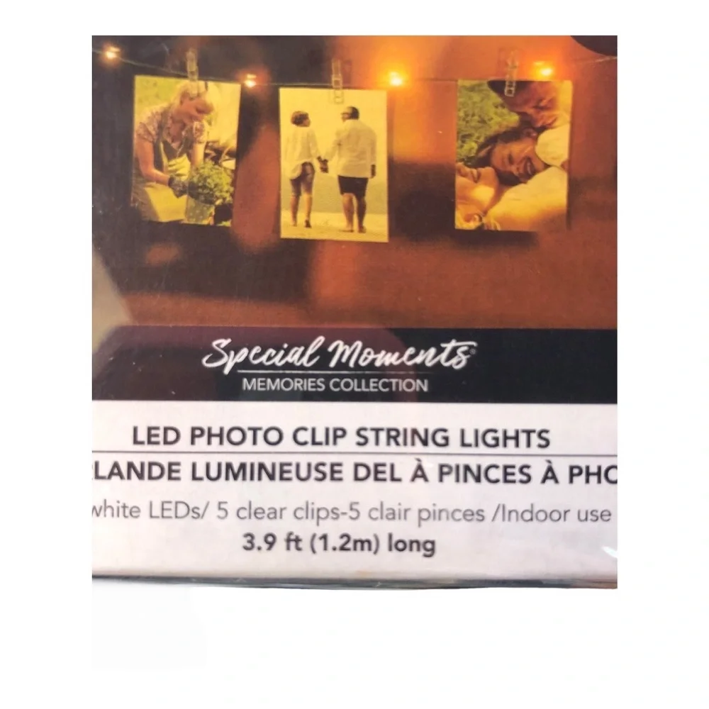 3pack of LED‎ photo clip string lights new